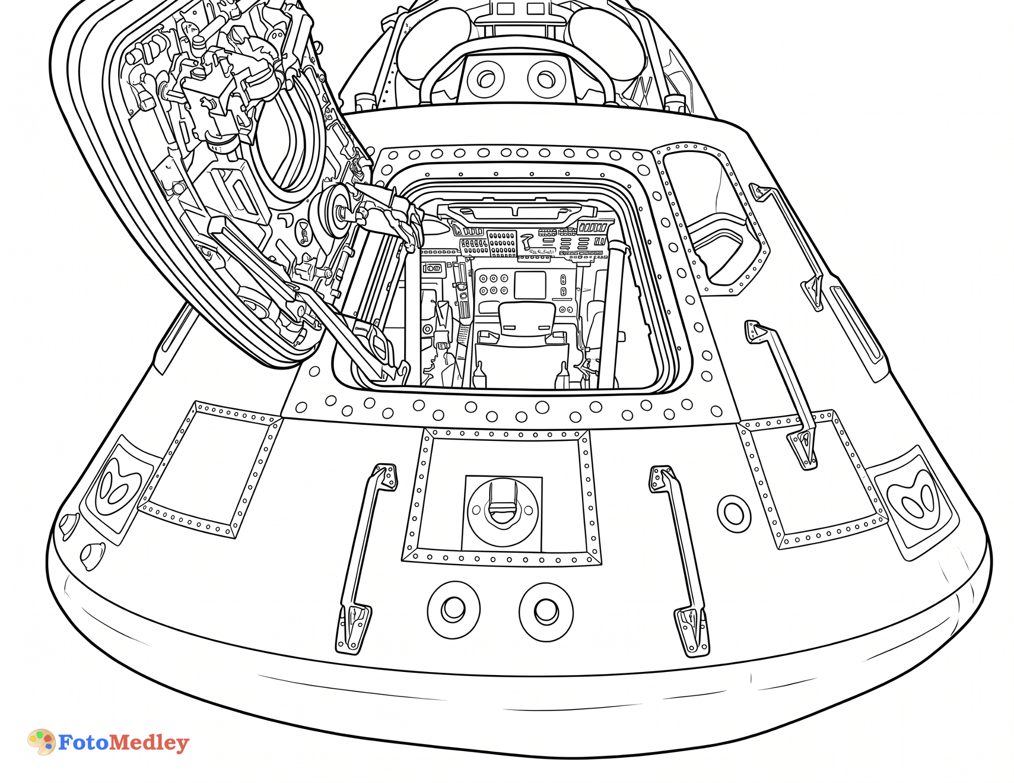 Fiche d’activité du Module de Commande Apollo