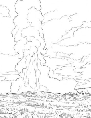 Old Faithful w Yellowstone