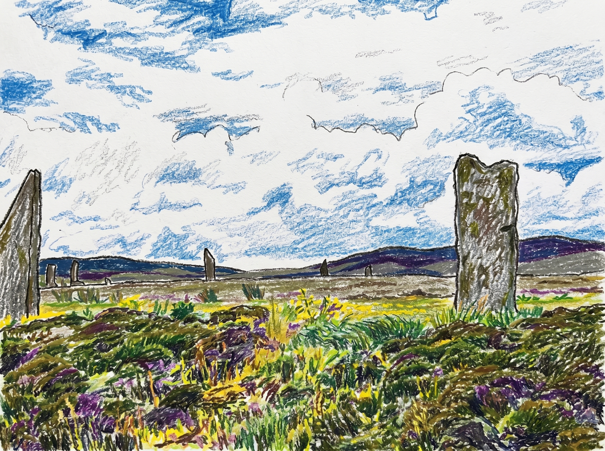 بعد: حلقة برودغار حجارة الوقوف