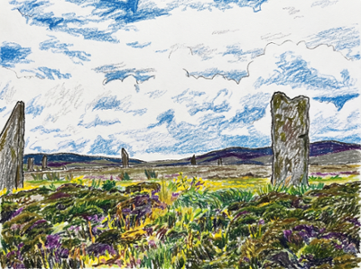 Anneau de Brodgar — pierres dressées