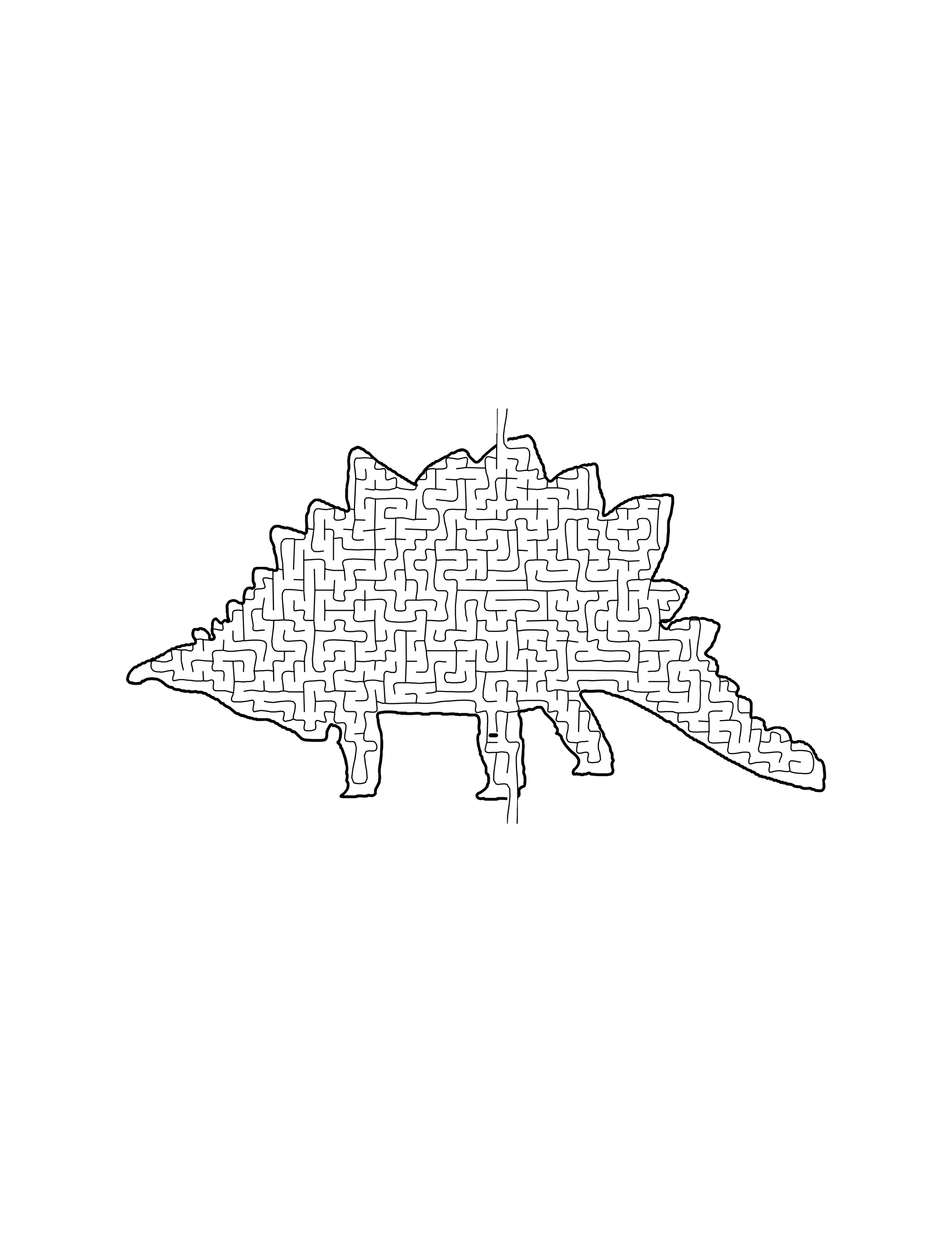 Laberinto de Stegosaurus