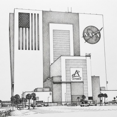 Facility Espacial em Pontilhado