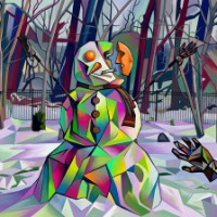 Figures d’hiver fragmentées