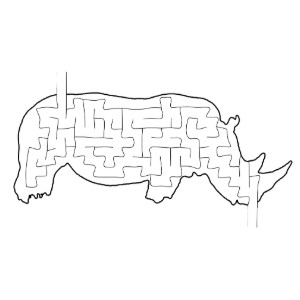شكل المتاهة