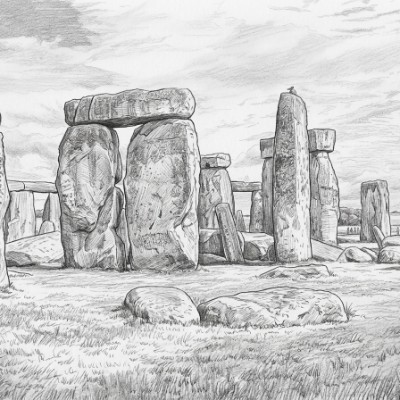 Stonehenge in Grafite