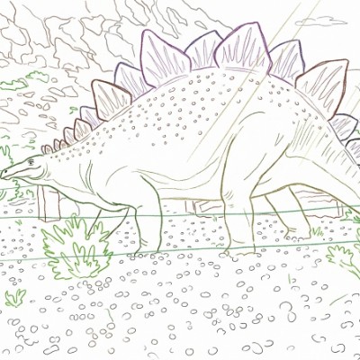 Pagina attività dei dinosauri