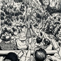 旅の景色が手描きのように感じられる