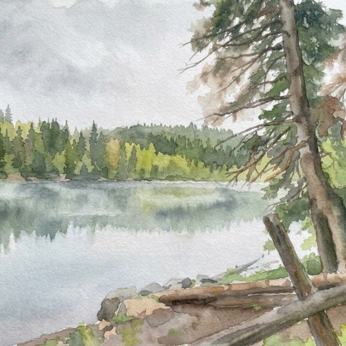 Aquarellmalerei Ergebnis