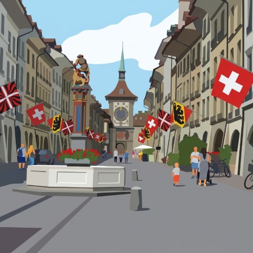 Vlakke Illustratie Resultaat