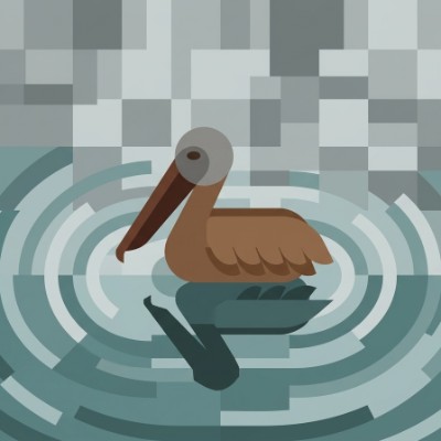 Senteur d'oiseaux sur l'eau
