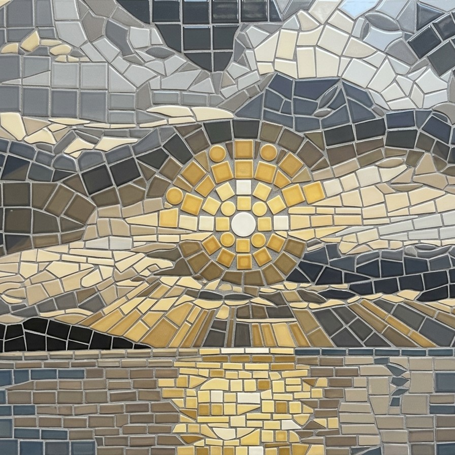 Mosaico a Piastrelle