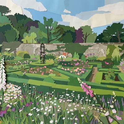 Sentier de jardin formel