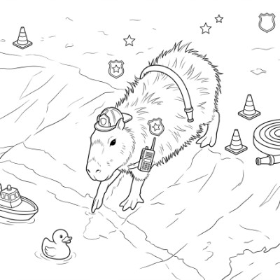 Capybara Sécurité Aideur