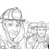 Détails de Pompiers qui paraissent personnels