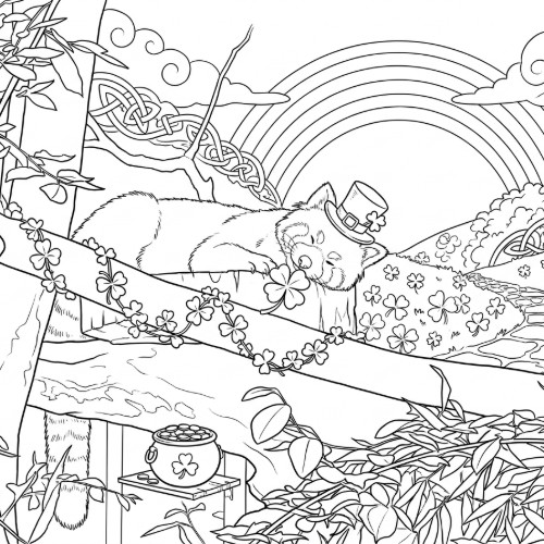 聖パトリックの日の塗り絵テーマ 結果